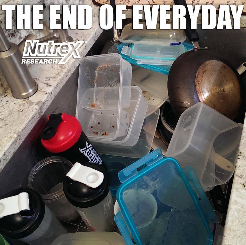 Who else's sink looks like this everyday?
#Nutrex #thestruggle #mealprep