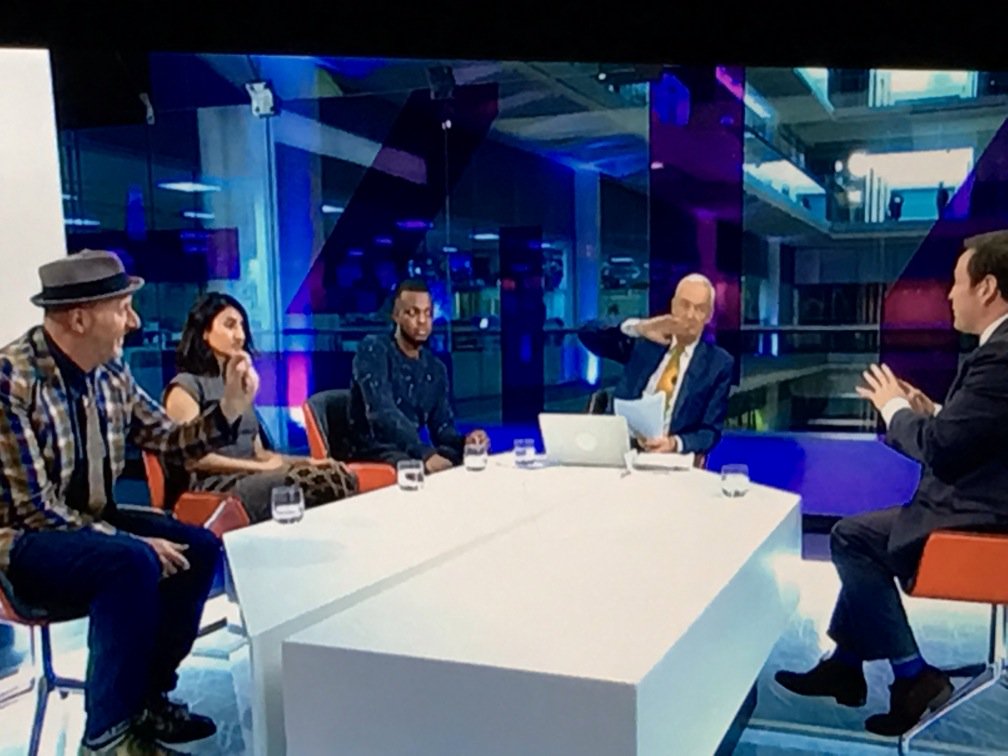 BobandRoberta's tweet photo. Watch last nights arts debate @c4news here...https://t.co/RABpfSo4vR https://t.co/cvnH5iWH9E