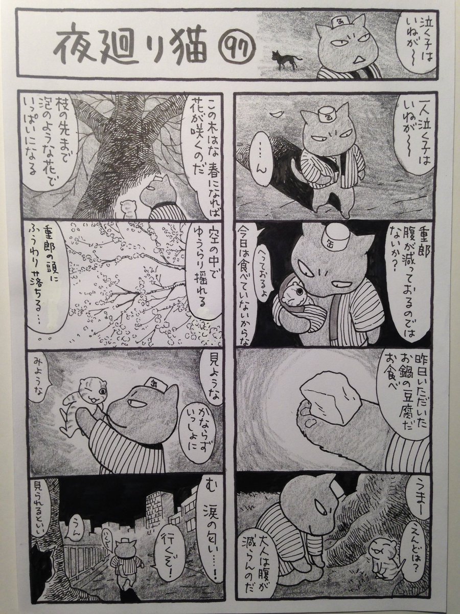 深谷かほる 夜廻り猫 8巻11 22発売 On Twitter さくら 2016 4 6の夜廻り猫 今日の夜廻り猫 Https T Co L6ugyt7jgh Twitter