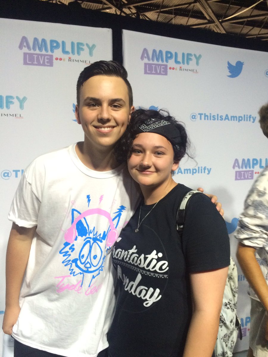 frizzybloom's tweet photo. @TydeLevi #AmplifyTYDE you weren't as tall as I thought, loved meeting you yesterday and hope to see you next year https://t.co/UzRePuevbv