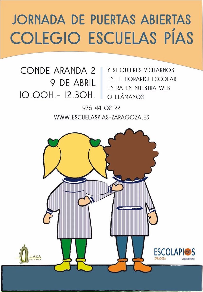 escuelaspiaszgz's tweet photo. Faltan 3 días. Date una vuelta y ven a conocernos #queremossertucole https://t.co/xP1VlfBrHB