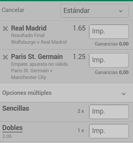 Pickimpact's tweet photo. Hoy empezamos con una combi de #championsleague confiamos en el madrid y el PSG . Stake 3/10 para esta cuota @ 2,06 https://t.co/z2EdeSBain