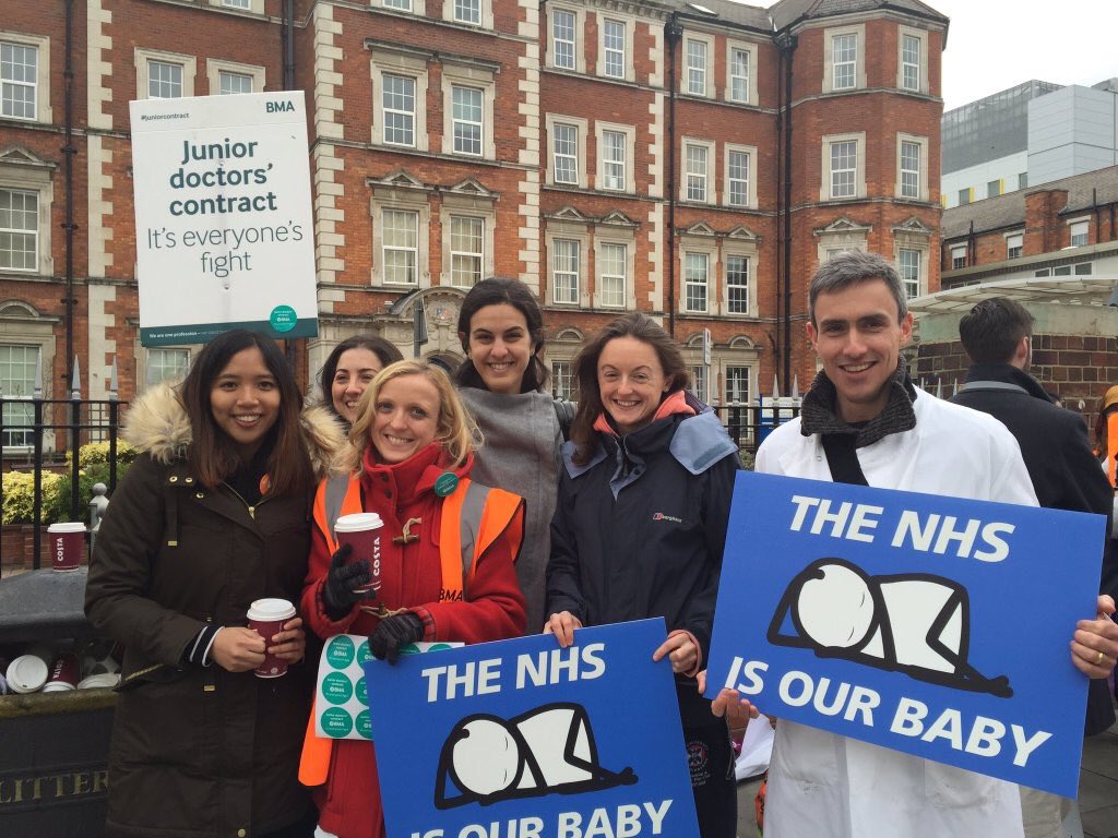 Massive thanks to <a href="/stiklondon/">stik</a> for supporting the #JuniorDoctorsStrike #SaveOurNHS