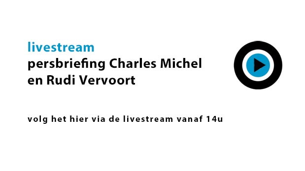 2 weken na de aanslagen: persbriefing van <a href="/CharlesMichel/">Charles Michel</a> &amp; <a href="/rudivervoort/">Rudi Vervoort</a>. Volg het live vanaf 14u op tvbrussel.be