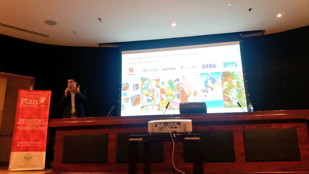 MaryaNaseer's tweet photo. "To have a more holistic ecosytem you will need tools like #AdMob, #AdWords etc." #AhmedShahNawaz
#Plan9OpenEvent https://t.co/sMqcRWjVBS