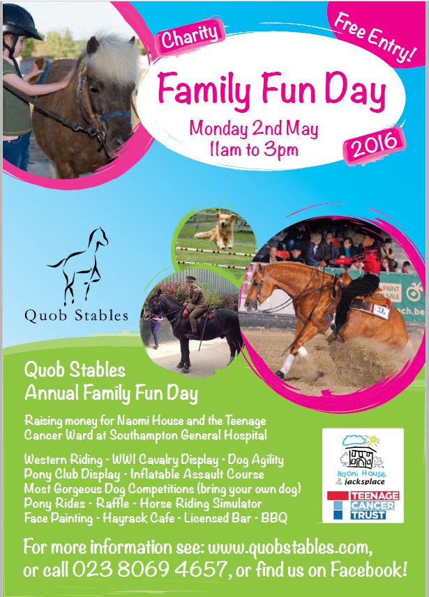 QuobStables's tweet photo. Find out more about our #equestrian acts for our Family Fun day on 2nd May!
https://t.co/S8KAvrvJZf https://t.co/e9Q2J3g5vd