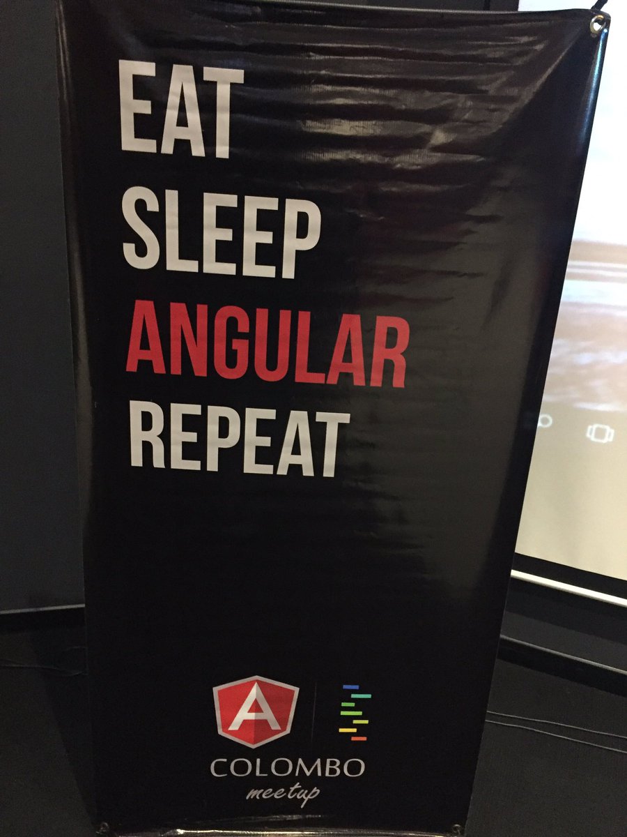 kalanamith's tweet image. #colomboangular here we go again #angularjs with bunch of geeks