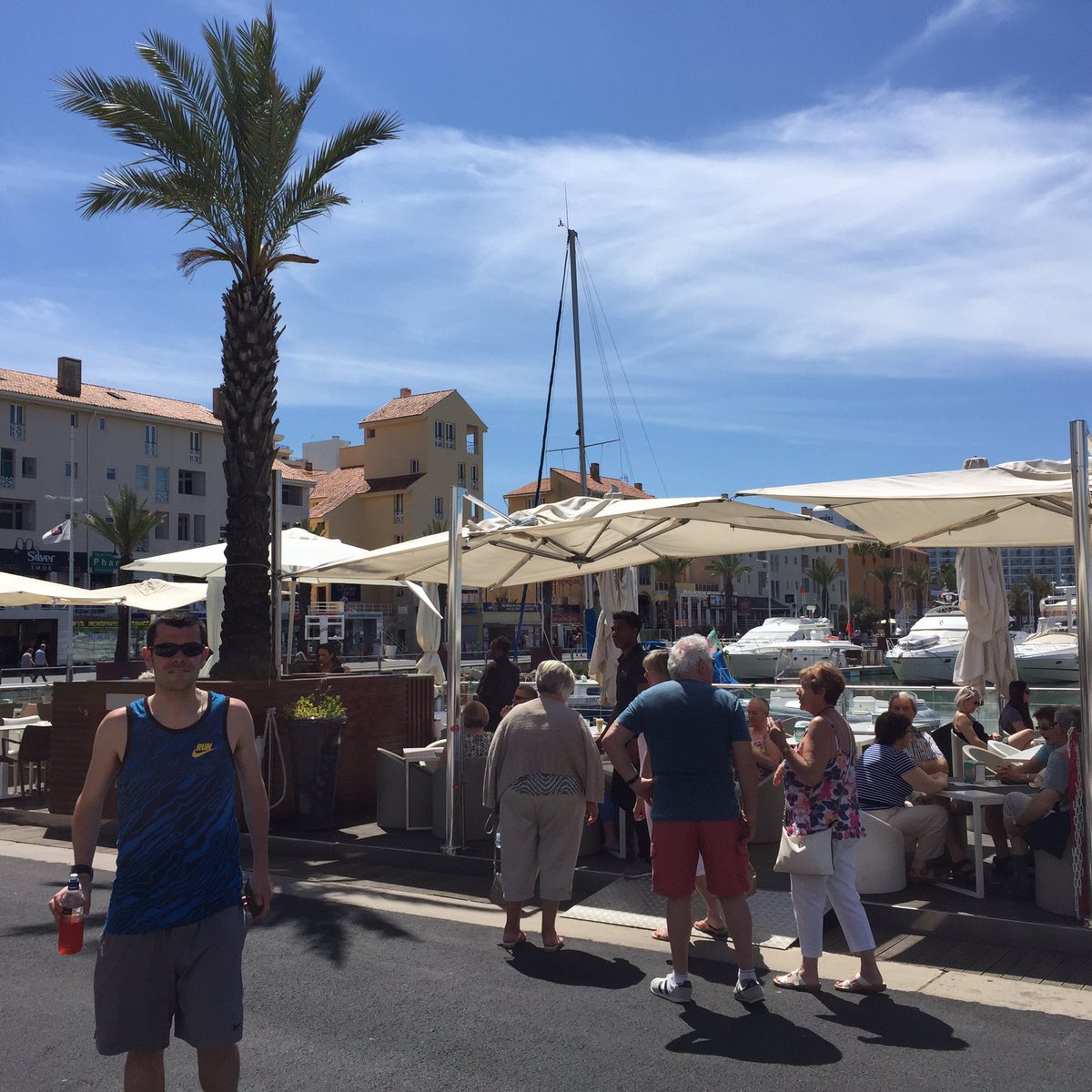 AndyStormin's tweet photo. Scorching day in Vilamoura #scorchio #10milesdone https://t.co/tKmk7mTkaP