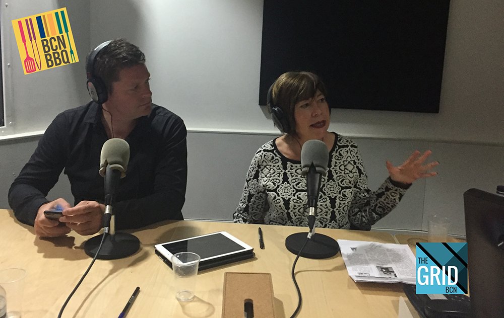 BarcelonaBBQ's tweet photo. #BarcelonaBBQ on local #Barcelona radio discussing "Where the Food Comes From" Blog Series https://t.co/CKlaPdnIQD https://t.co/2ElyJ8JKKy