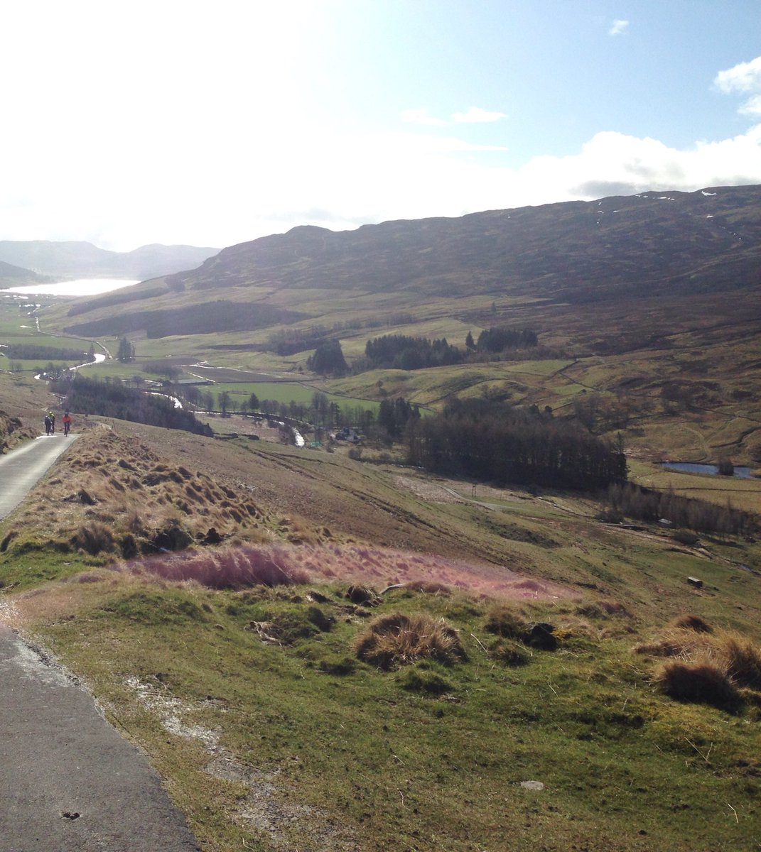 andrewwoodroffe's tweet photo. Seriously impressive stuff from the @scottishtri foundation squad. 93km ride up one of the hardest climbs in the uk! https://t.co/yKvbmECLoT