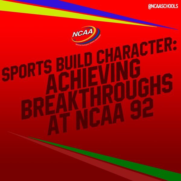 NCAASchools's tweet photo. #NCAASeason92 theme https://t.co/CtStCU3gKn