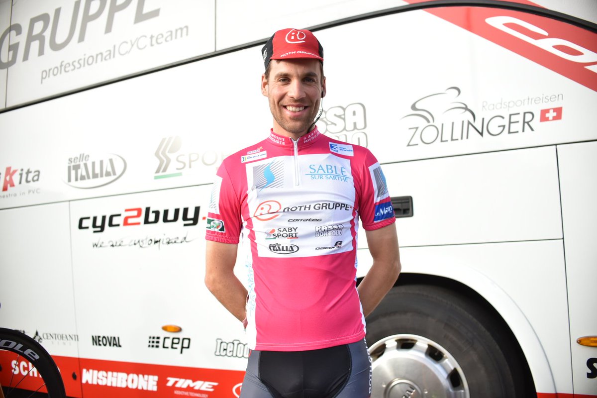 TeamRothGruppe's tweet photo. Off to stage 2 of @circuitcycliste with @GrischaBuffalo wearing the best climber jersey! https://t.co/riXxkc0tmk