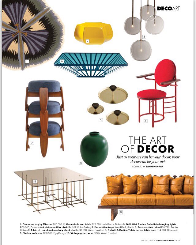 vampfurniture's tweet photo. Lovely to see Vamp in the beautiful new Ideas issue. Thank you @elle_deco #IdeasIssue https://t.co/EKCTT6Cp1Y