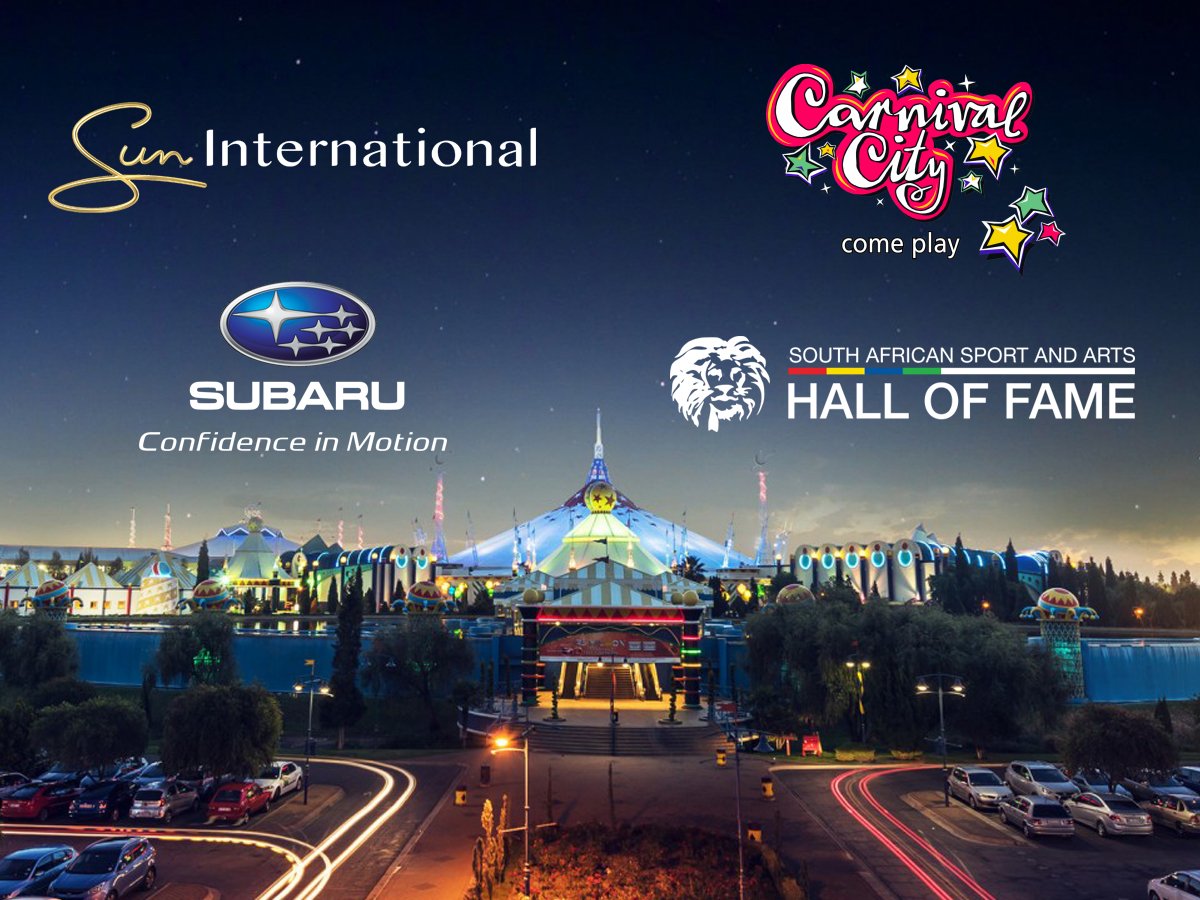 Subaru_SA's tweet image. From 8 April, the @SamsungMobileSA SA Sport Hall of Fame display will go live at @CarnivalCitySA @MillionThrills