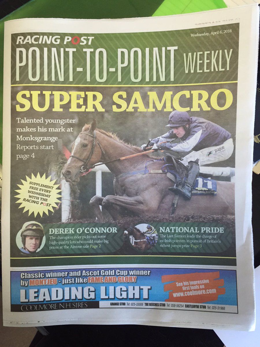 "Super Samcro" is entered in tomorrow's Aintree Sale #FutureStar