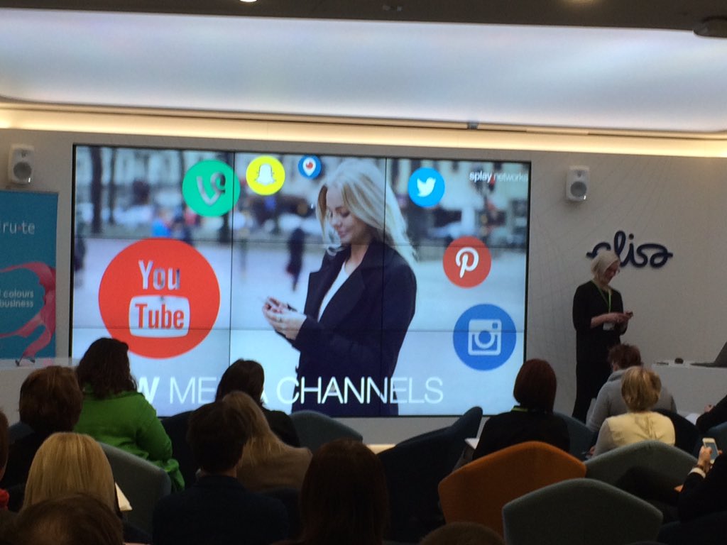 FB iso kanava, mutta ei toimi generation Y. Youtube paras. #cxpafinland