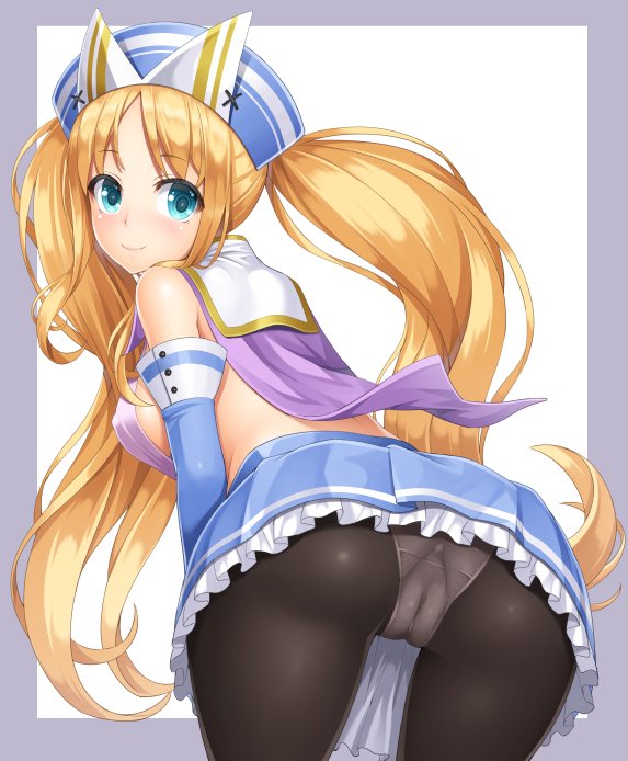 タイツから見えるパンツ・・・えろい
#千年戦争アイギス #アイギスお絵かき 