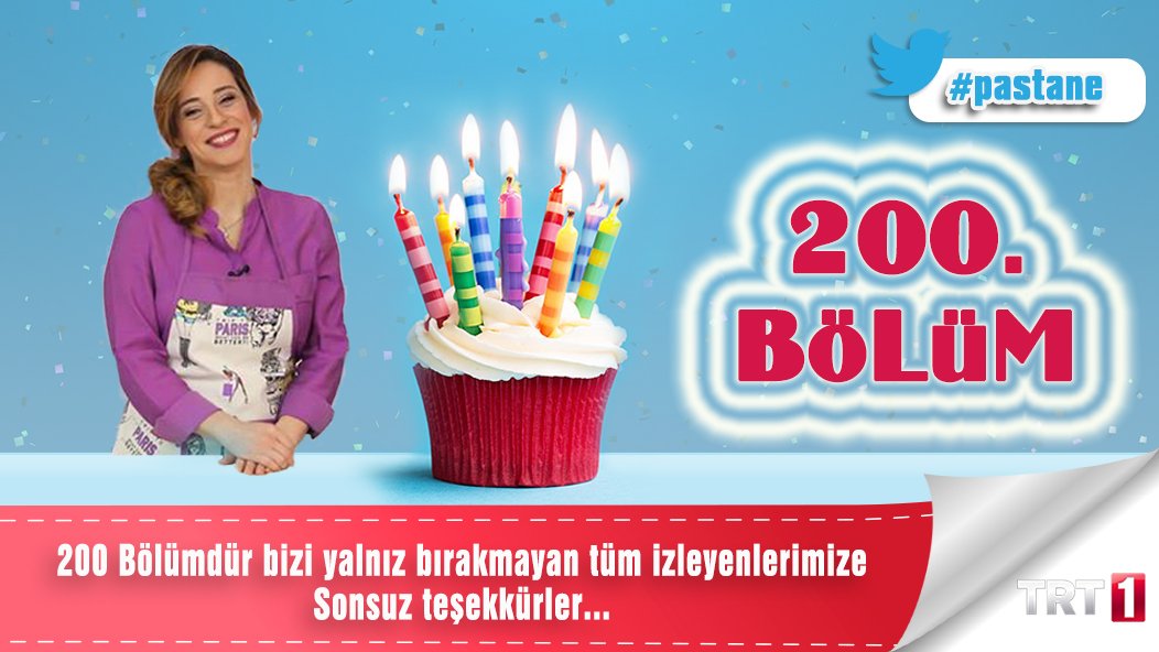 200 Bölümdür bizi yalnız bırakmayan tüm izleyicilerimize sonsuz teşekkürler. #pastane <a href="/trt1/">TRT 1</a> <a href="/ddorhun/">Deniz Orhun®️</a>