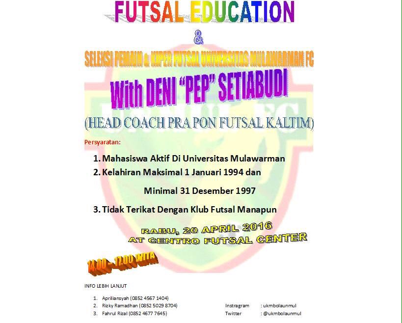UKM SEPAKBOLA UNMUL tweet media