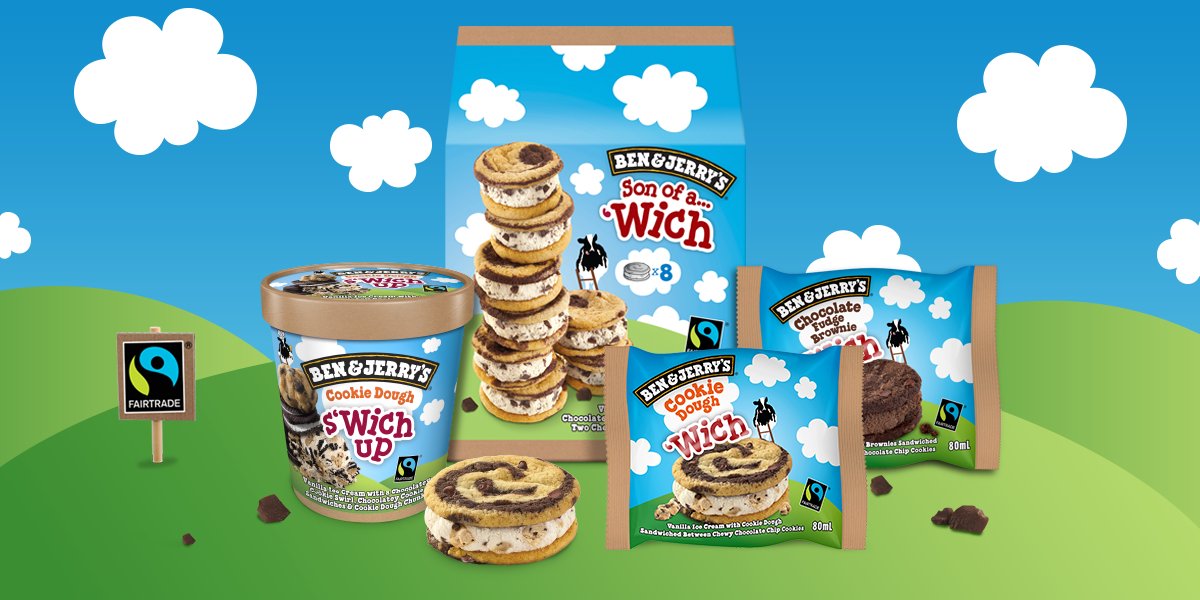 BenandJerrysIRL's tweet photo. Say hello to our 'Wich family! https://t.co/3tFOdiiEZB. #TheWich https://t.co/Sx0nxodWg3
