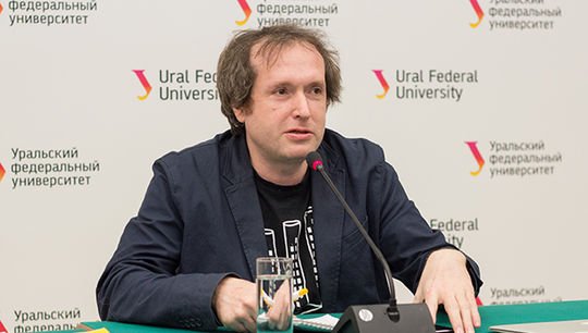 Главный редактор <a href="/russianreporter/">Русский Репортёр</a> Виталий Лейбин вчера побывал в #УрФУ