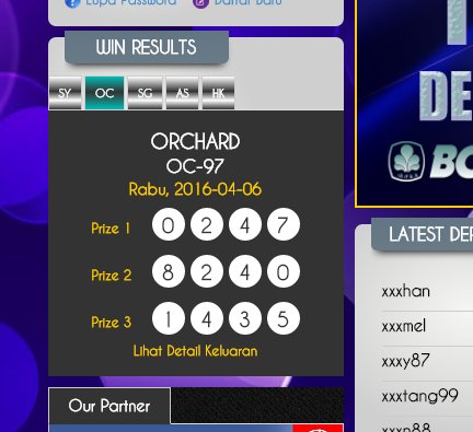 kode_mimpi's tweet photo. #Togel #Kodemimpi #Bandartogel #BandarOnline https://t.co/7JYY6RB2Tc
RESULT ORCHRAD 6 APRIL. PROMO 10% DEPO PERTAMA https://t.co/M8EFf8KKv6