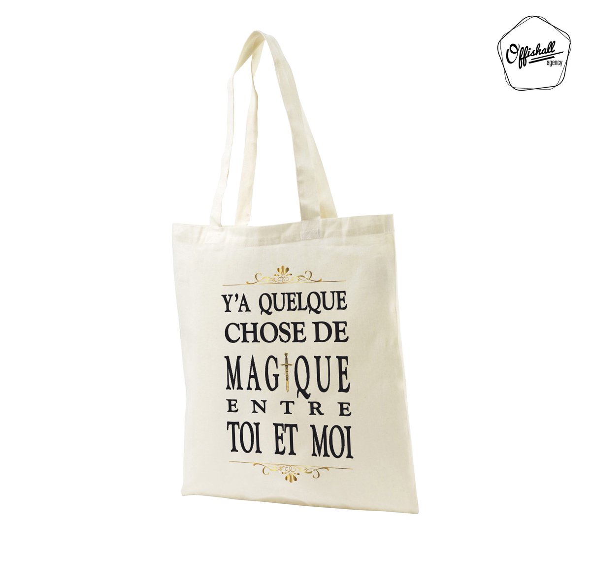 OffishallAgency's tweet photo. Nous avons réalisé le #merchandising de la comédie musicale @RoiArthur_Off ! https://t.co/V3aVL3HsBG #totebag https://t.co/lxA019wvKz