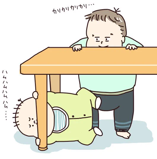 @tokidokirinrin お返しコラボを!うちの子も家具を食べるの好きです(。・∀・)ノ゛稗田八方斎もよくやるのでどちらにするか迷いました(笑) 
#うちの子とよその子を軽率にコラボする 