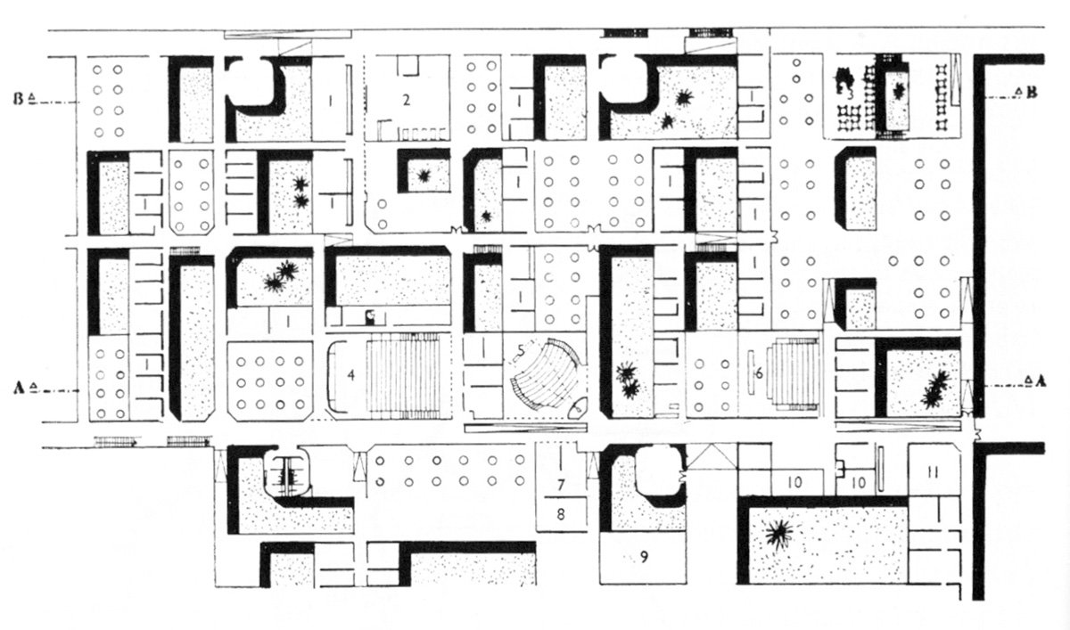 arquiscopio's tweet photo. Planta de la Freie Universität de #Berlín de Candilis, Josic y Woods #Alemania #Matbuilding #hibrido #arquitectura https://t.co/aOTANewgcW