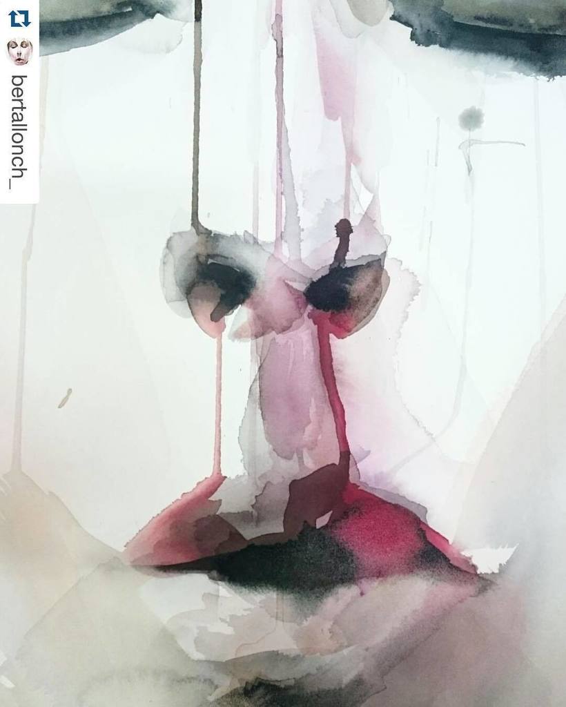 VeoArte's tweet photo. #Repost @bertallonch_
・・・
Construcciones en estado líquido (detalle) #bertallonch #acuarelas #watercolor #portraits… https://t.co/VbzFSdFgAm