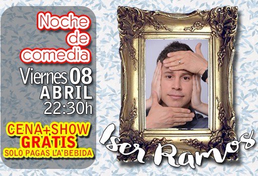 Pasado mañana el gran <a href="/IserRamos/">Iser Ramos</a> en #Max&amp;MusicRestaurant de #PuenteTocinos #Murcia #Cena+Show Gratis
