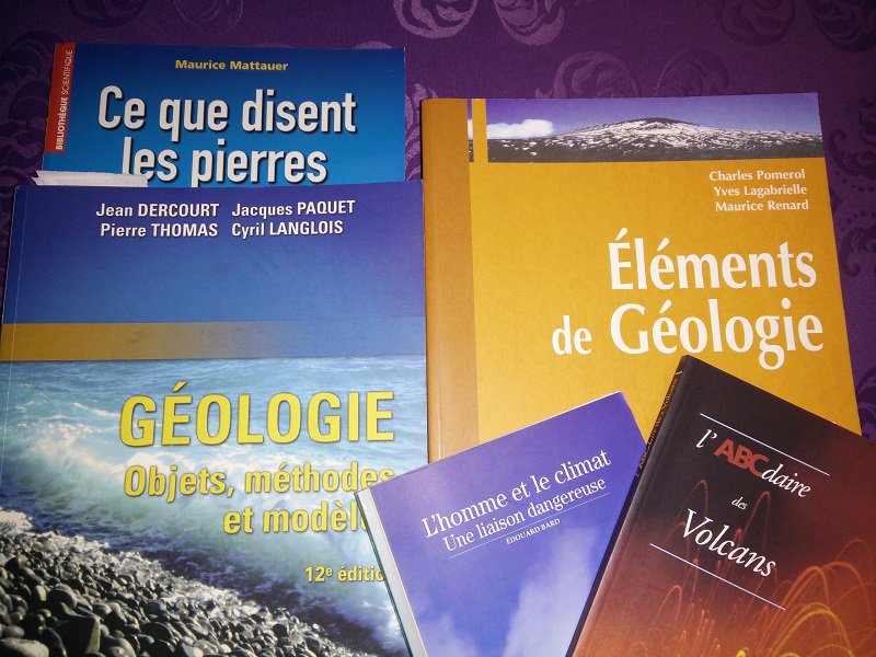 photo livres géol
