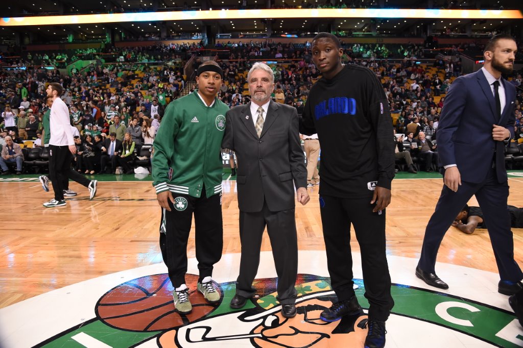 DLV_MA's tweet photo. Dominic Marcellino awarded the Hero's Among Us award. Pictures courtesy of @celtics https://t.co/nxgQDhyWAr