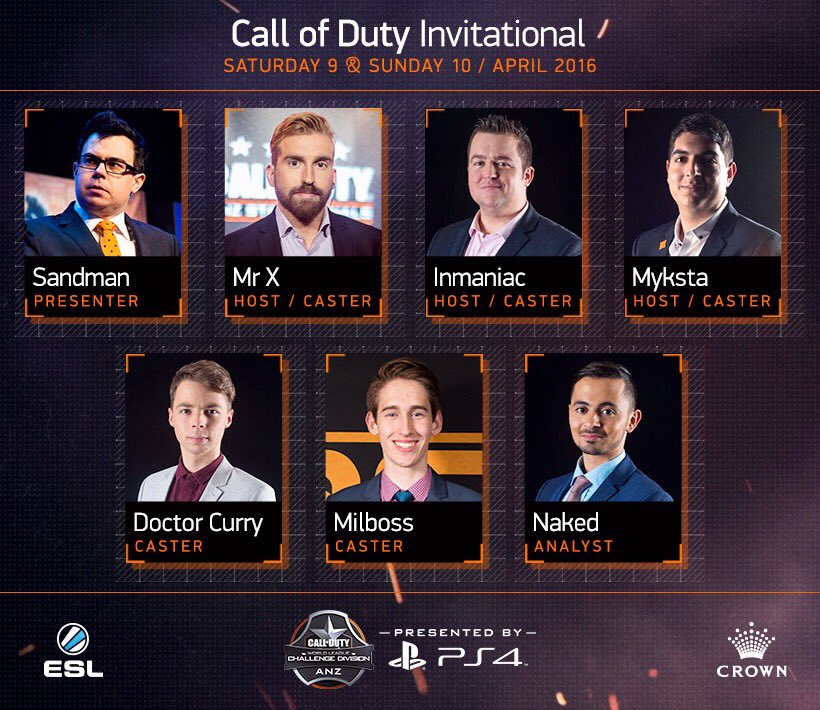 Announcing the broadcast team for the #CrownMelb Invitational this weekend!