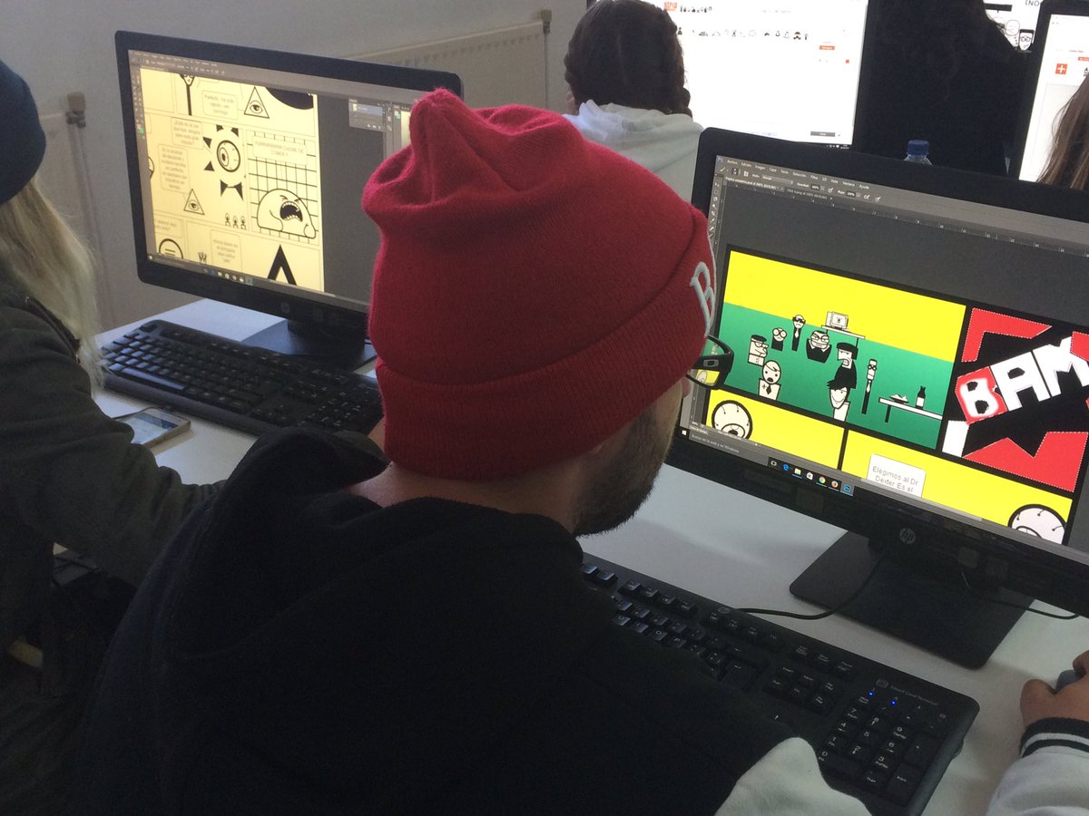 daniel_hervas's tweet photo. Creación de cómic digital con #StripGenerator en #CulturaAudiovisual @EASD_merida https://t.co/KpWRXaqfXY