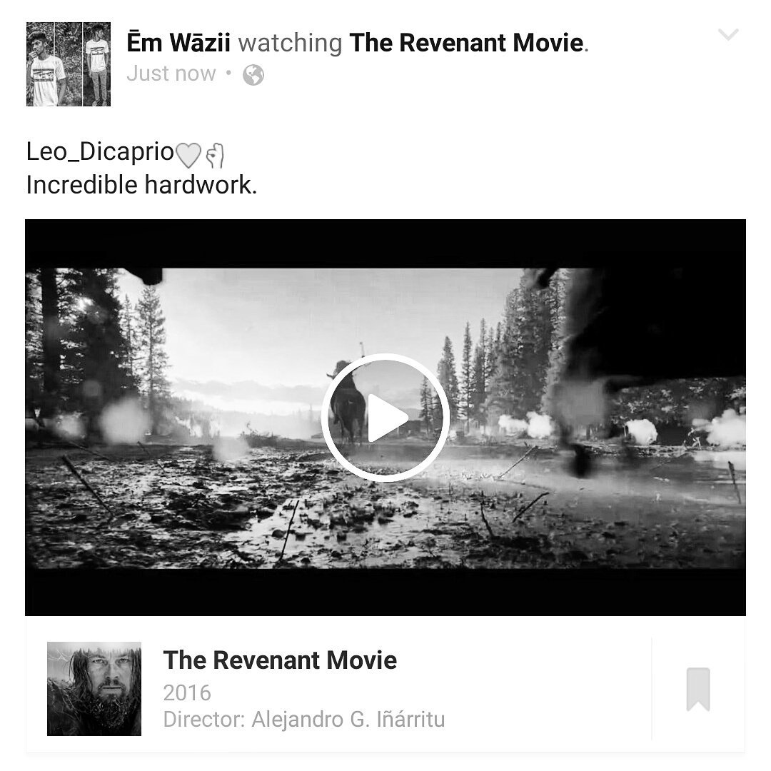 m_wazii's tweet photo. ❤✌ He is more than the pretty face. Leo deserved d @awardoscar 🏅
#the_revenant #dicaprio #awardwinningfilm #inspired https://t.co/t1MihcaKHy