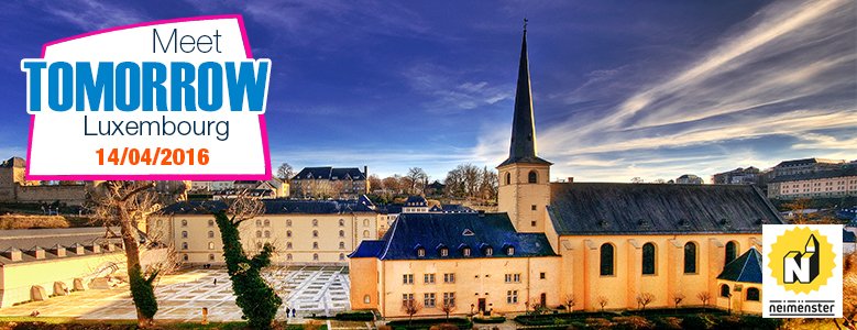 Copaco_Belgium's tweet photo. Meet Tomorrow Luxembourg is coming soon: Save the date!
#Neimenster https://t.co/cgAG9VkUNJ