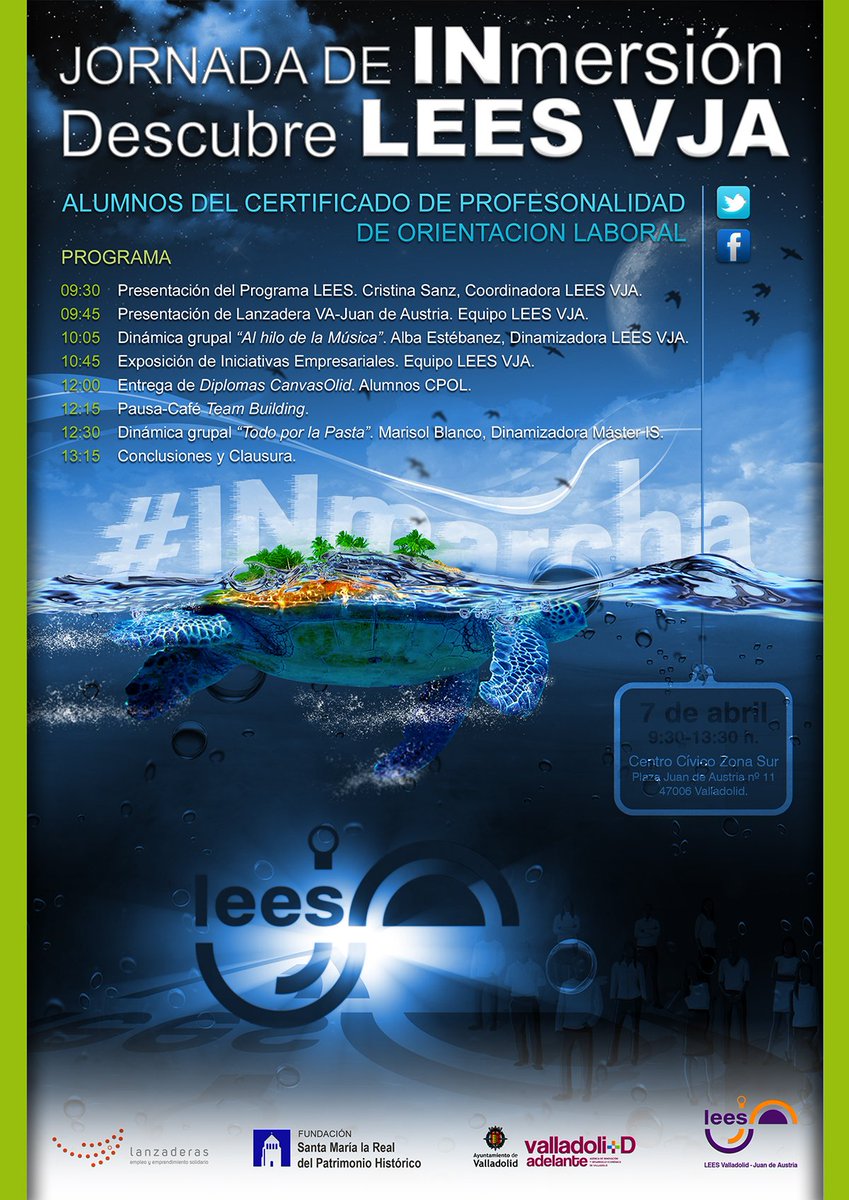 LanzaderaVAJDA's tweet photo. Jornadas inmersion alunmos Certificado de Profesionalidad #INmarcha @INNOLID @AyuntamientoVLL @Lanzaderas_EES https://t.co/ovNpwtQnYG