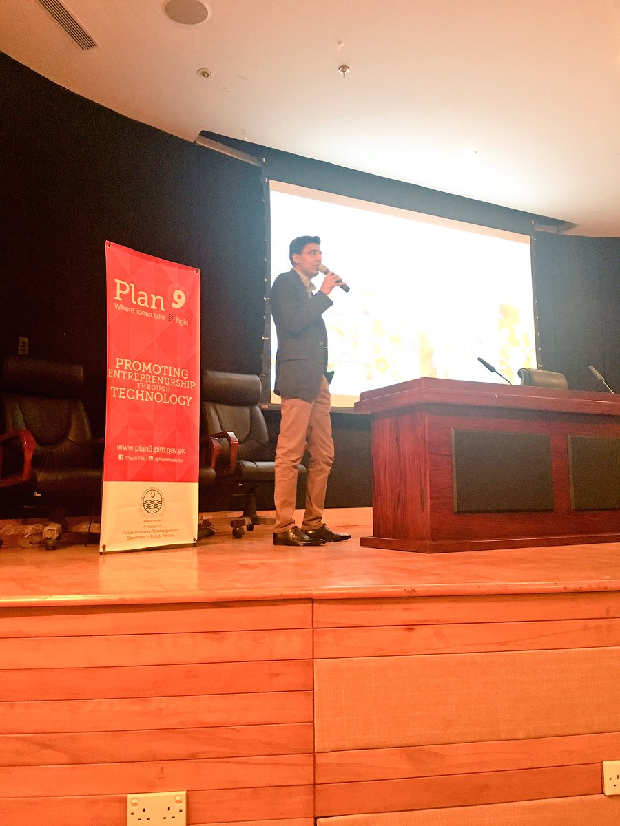 PlanX_PITB's tweet photo. 90% of apps r free! Once ur app becomes addictive then u can expect the user to pay #AhmadShahNawaz #Plan9OpenEvent https://t.co/S5Q3G8KodG