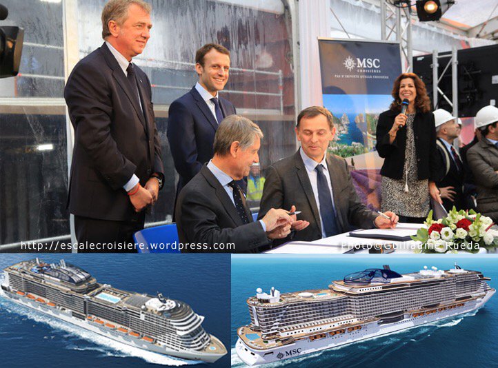 escalecroisiere's tweet photo. . @MSCCroisieres commande les 4 #MSCworld aux chantiers #STX @VilleStNazaire https://t.co/AQvVmyTsVy https://t.co/WlTqSWsOco