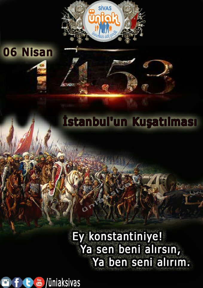 UniakMuhendis58's tweet photo. Ey konstantiniye! Ya sen beni alırsın,Ya ben seni alırım...@vahapdertli @UniAKSivas @UniakGM @BurakKurucay @Akparti https://t.co/ECNwaa3Tug