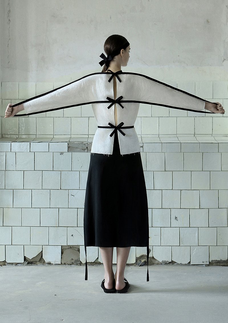 SomethingTonic's tweet photo. Reserved colours and technical textures, Irina #Dzhus' nonconformist SS16 is released this week. https://t.co/2CGCsxczvP