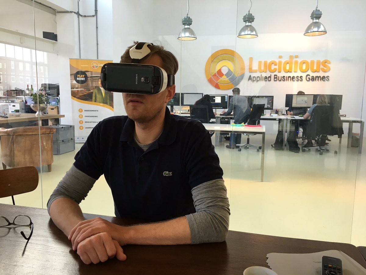 vrmonkeys's tweet image. Talking about VR and business gaming. Interesting combination