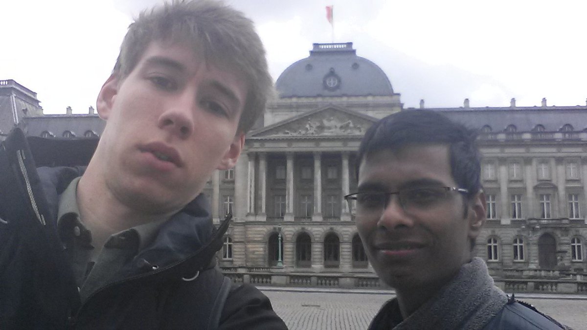 Culture during lunch break #RoyalPalace #Brussel #PhotonicsEurope @eu_photonics