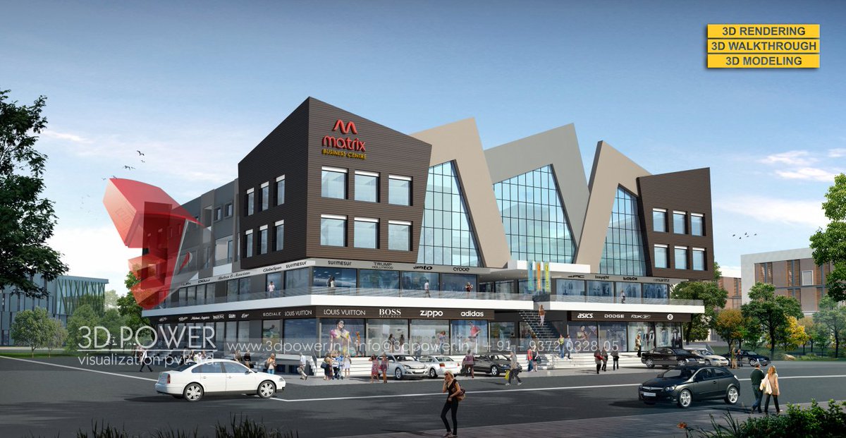 3d Power On Twitter 3d Shoppingmall 3dlandscape