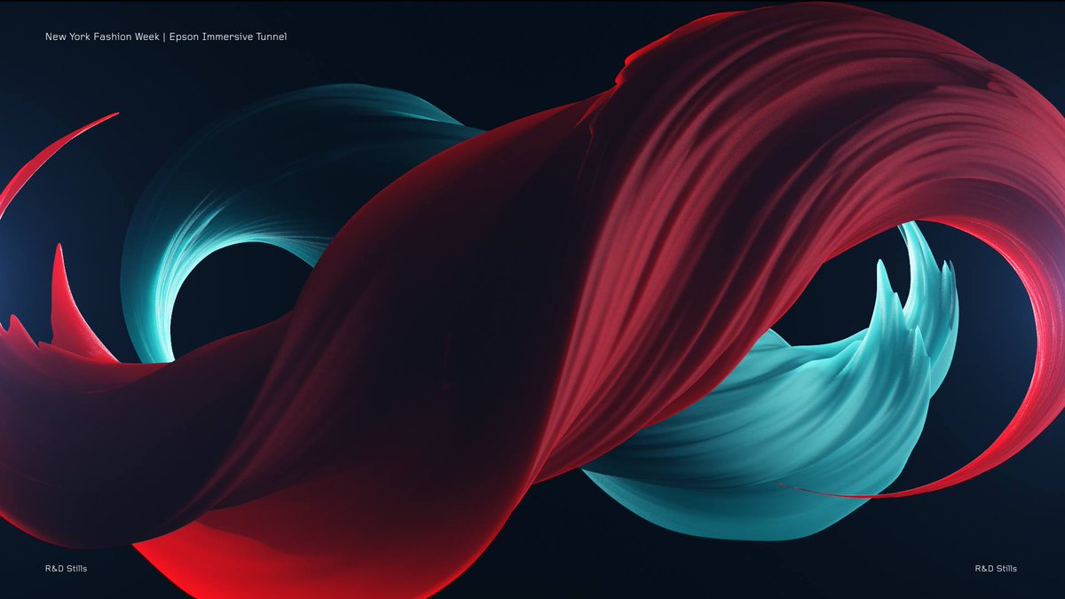 R&amp;D Frames of <a href="/nyfw/">NYFW</a> Epson Pop-upExhibition ‘Digital Couture’ | Immersive Tunnel Installation tinyurl.com/hqne5hn