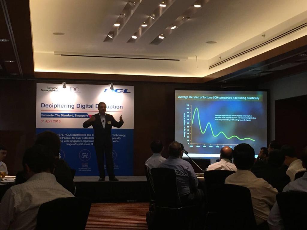 HCLScribes's tweet image. .@hclpremkumar We have to redesign the way we work, market &amp;amp; sell. #HCLCIOConclave #DecipheringDigitalDisruption