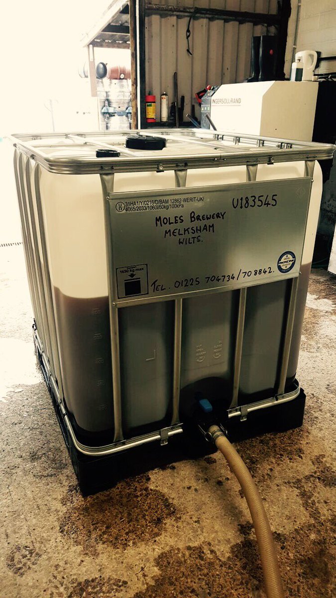 Filling our I.B.C's ready for bottling.🍻