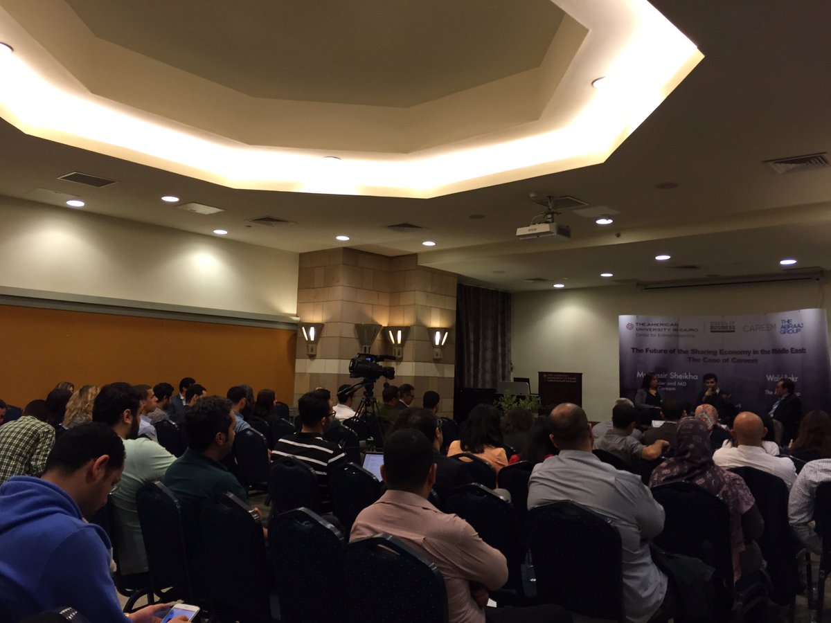 auccei's tweet image. Mudassir Sheikha founder of Careem sharing his insights on the future of the sharing economy in the MENA #CETalks