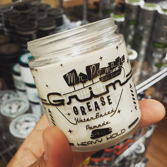 MrPomade's tweet photo. I must admit, sometimes when I'm packing orders, I sniff the pomades. #grimgrease #mrpomade #pomade #sogood https://t.co/ROYRM3quFV